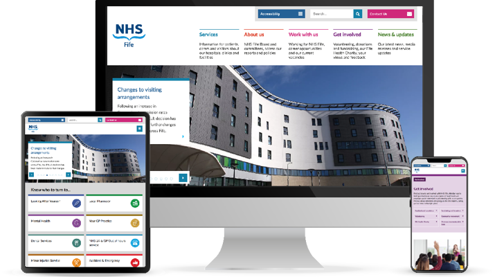 NHS Fife Case Studies Home Page Screens (540 X 370) None