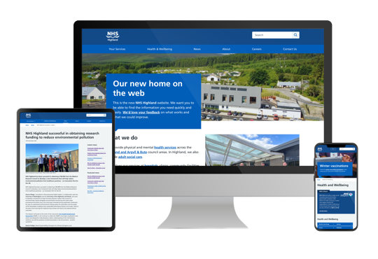 NHS Highland Home Page Screens (540 X 370) No Shadow