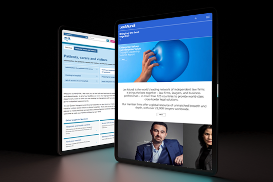 Two Ipad Screens Mock Up